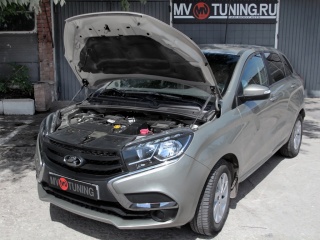 Упор капота двойной Лада Икс Рей (Lada XRAY) (2015-)